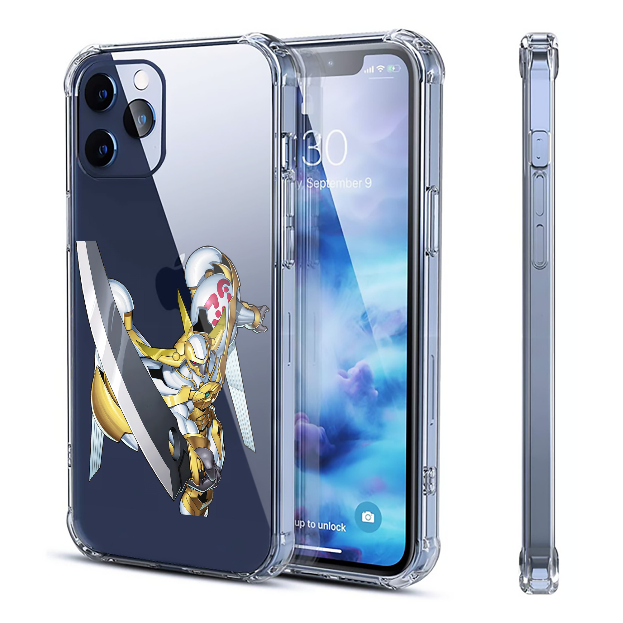 （画像用） 遊☆戯☆王 Yu-Gi-Oh! 【iPhone 12シリーズ対応】透明スマホケース（クリアソフトケース）